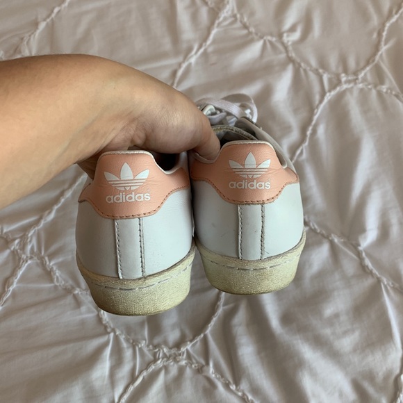 Custom Blush Adidas Superstars - Picture 4 of 6